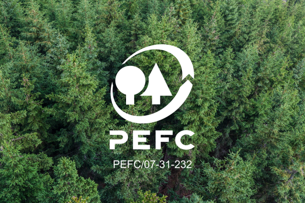 PEFC-gecertificeerd hout logo